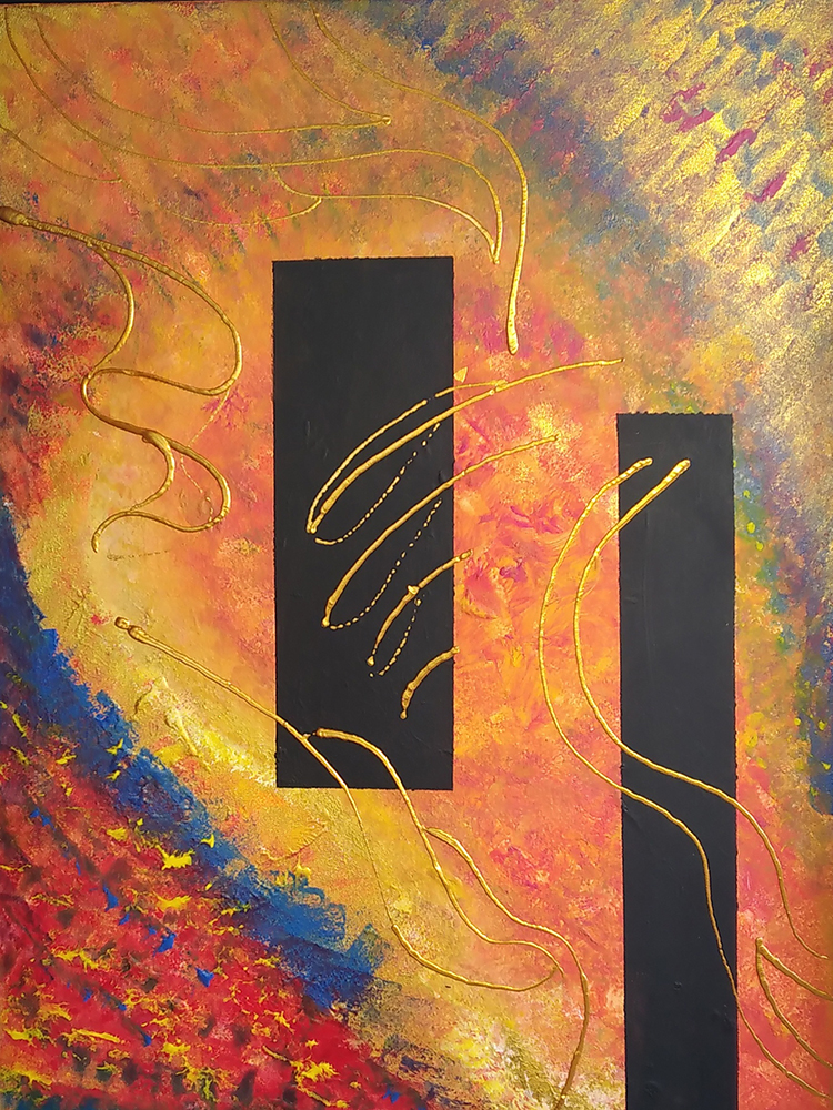 Move acryl 80x60 Dit is een dans